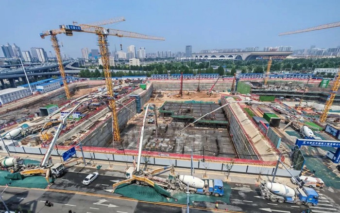 提速发展→NG官网混凝土机械助建石家庄城市更新