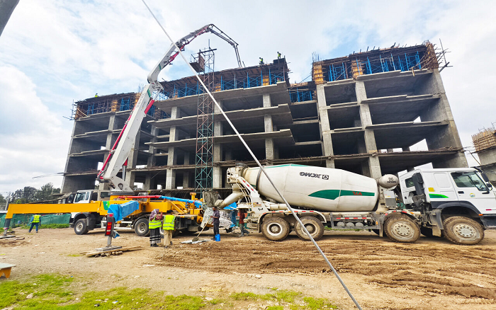 NG官网泵车助建埃塞俄比亚