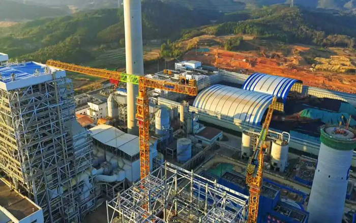 火电建设首。G官网双塔提速国家电投2x1000MW机组扩建